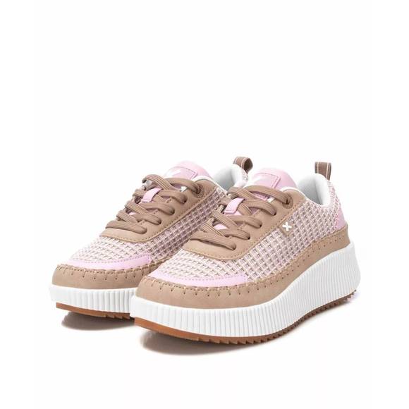 NEW XTI women's technical modern sneakers in nude - Picture 3 of 5